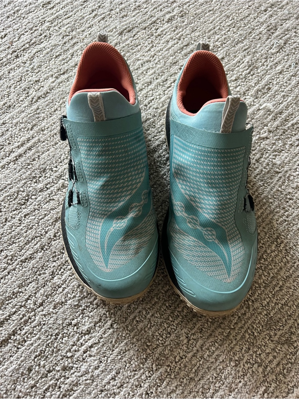 Saucony Women's Teal and Coral Athletic Shoes